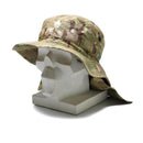 mtp camouflage boonie hat with additional neck flap
