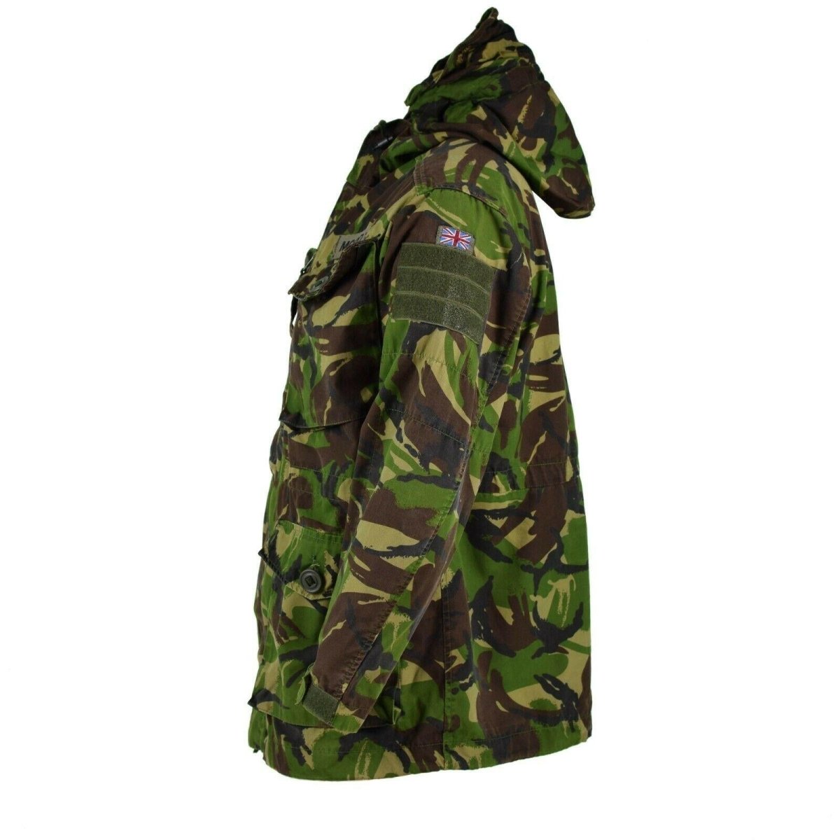 Genuine British military combat smock field jacket hooded windproof DPM camo