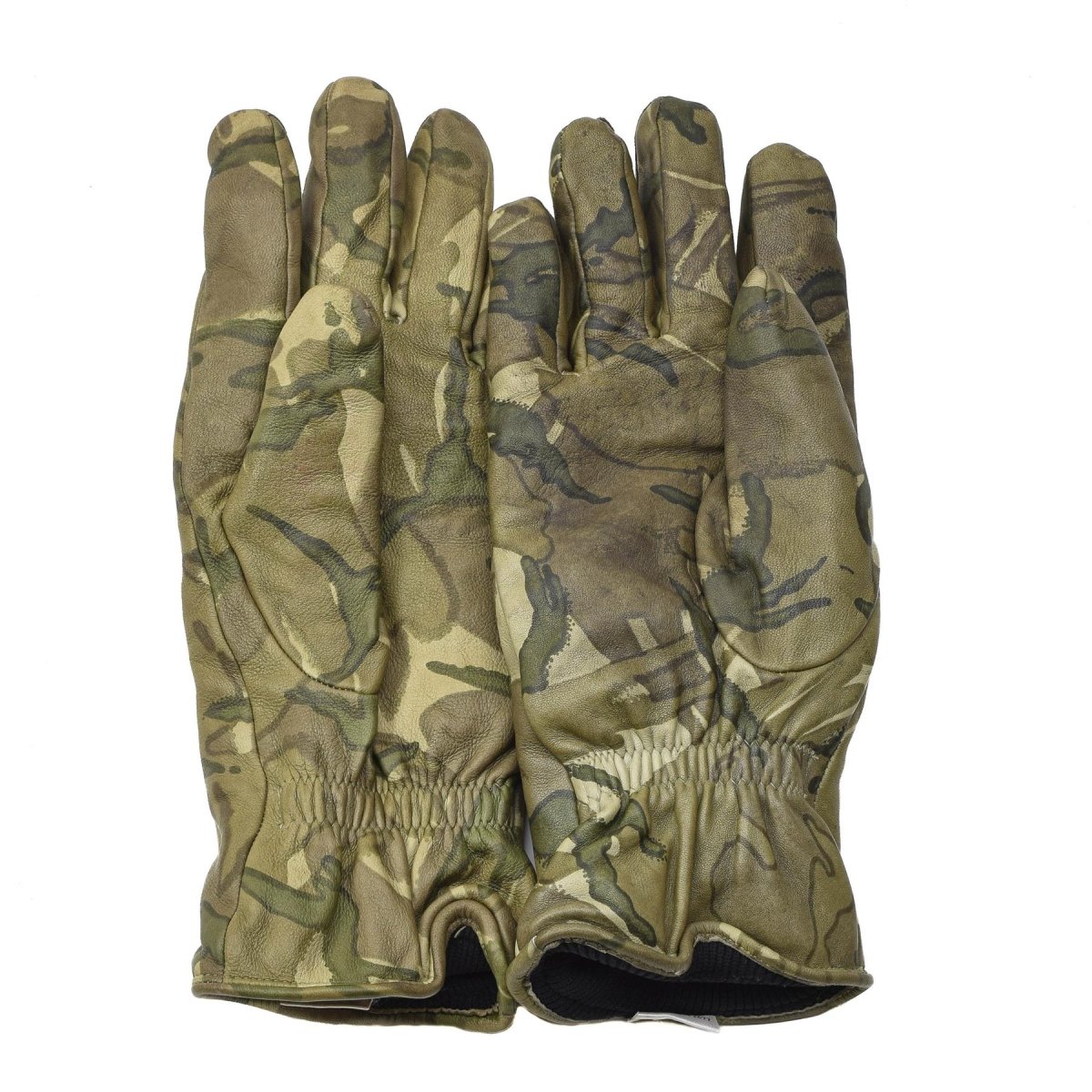 Genuine British military combat tactical leather gloves insulated MTP camouflage