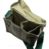 Genuine Bulgarian army haversack canvas khaki side shoulder bag pack NEW