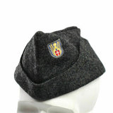 Genuine Danish army wool side cap military field combat garrison cap 1950's hat