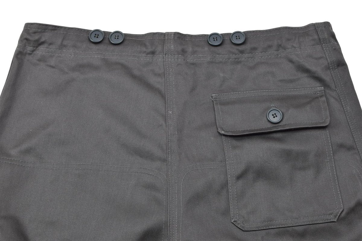Genuine Danish M71 Army gray work pants adjustable waist vintage trousers NEW
