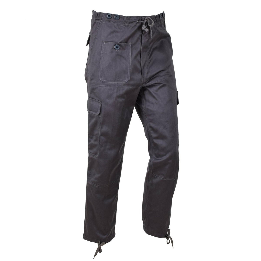 Genuine Danish M71 Army gray work pants adjustable waist vintage trousers NEW