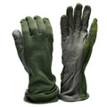 Genuine Dutch army combat gloves leather aramid fibre AirForce military Nomex OD