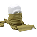Genuine Dutch army scarf khaki military surplus neck tube merino wool cotton NEW