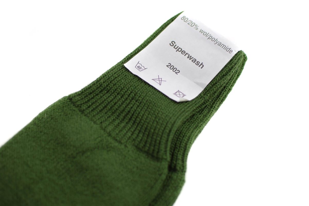 Genuine Dutch Army Socks Military Green wool long crew boot thermal 3-5 pack NEW