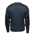 Genuine Dutch Military surplus Troyer pullover warm quarter zip blue sweater