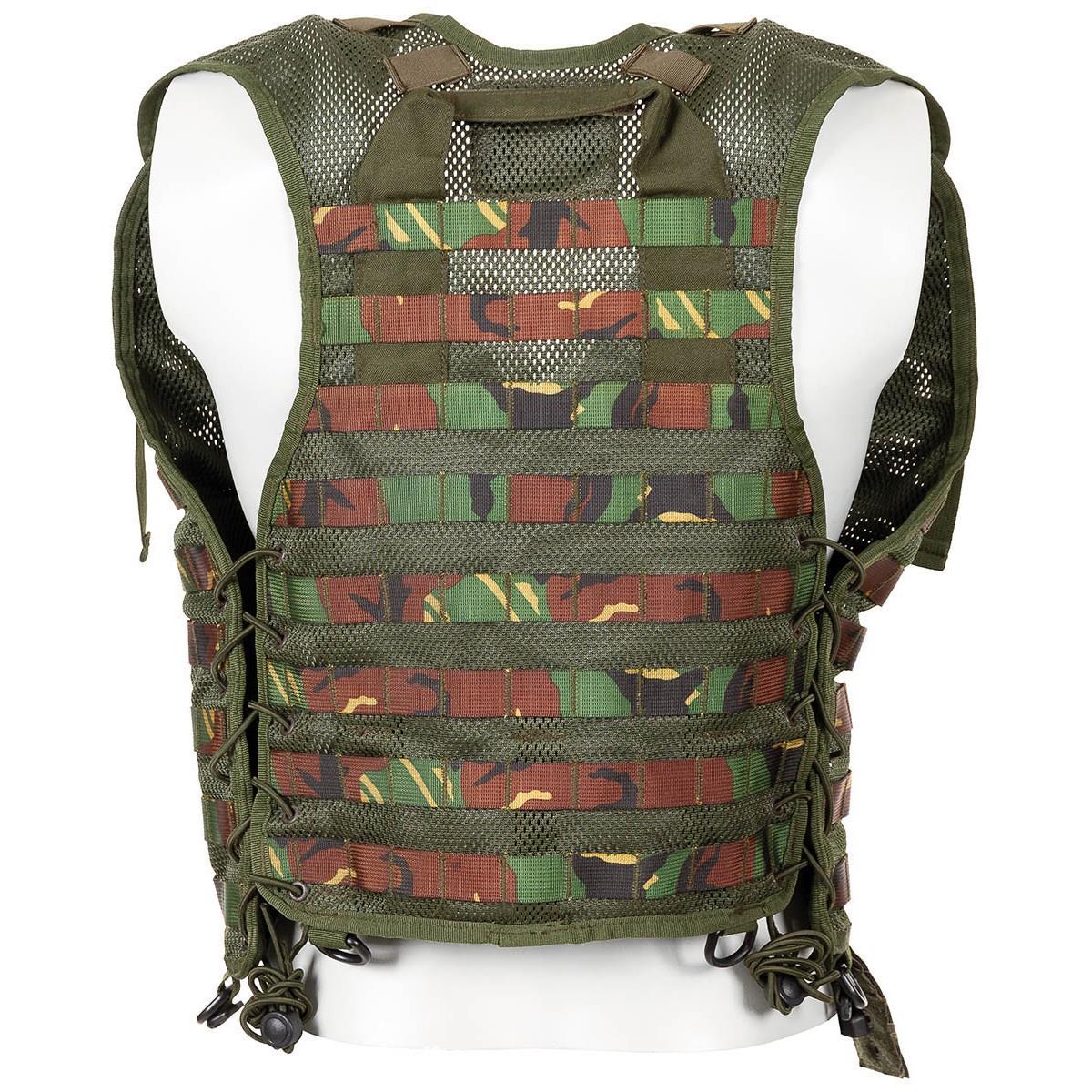 Genuine Dutch Military tactical vest set 7pcs modular molle pouches DMP woodland