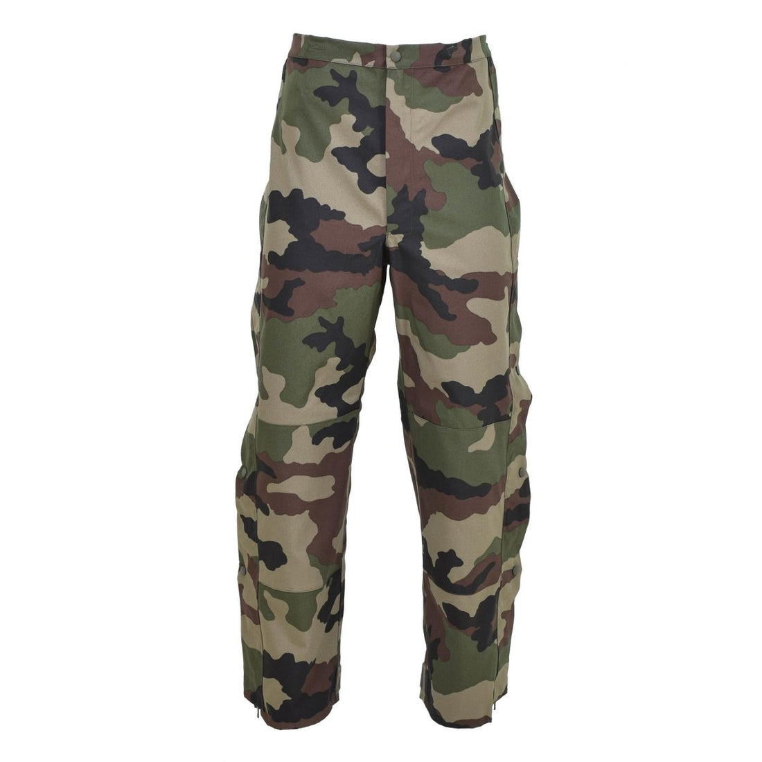 Genuine French army rain pants waterproof trilaminate overall with braces NEW