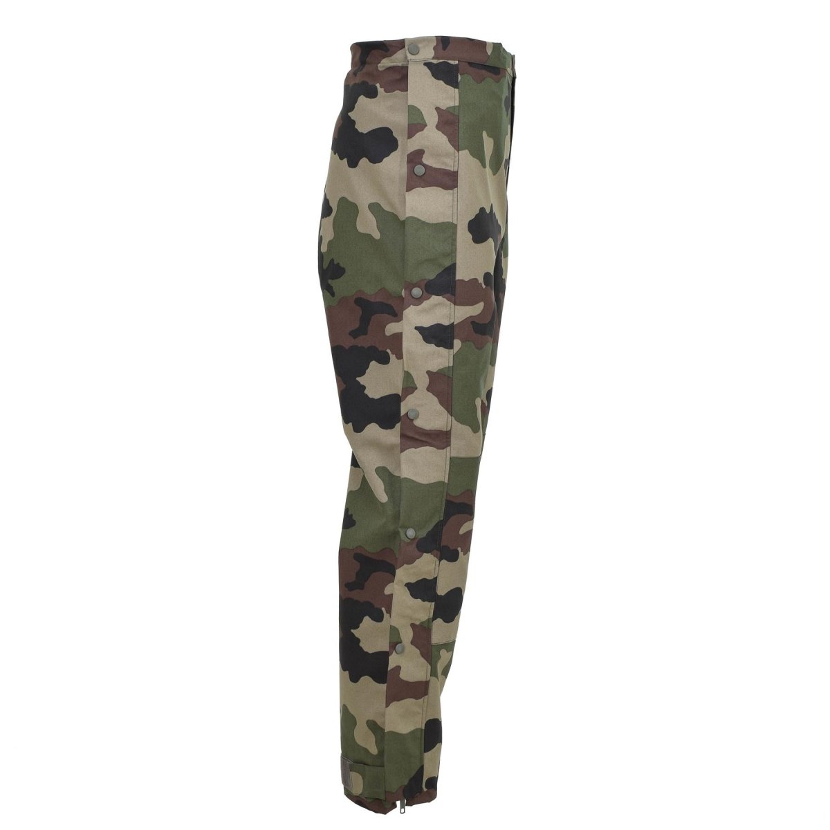 Genuine French army rain pants waterproof trilaminate overall with braces NEW