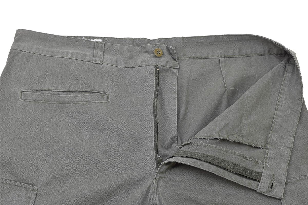 Genuine French Military air forces pants gray reinforced work cargo trousers