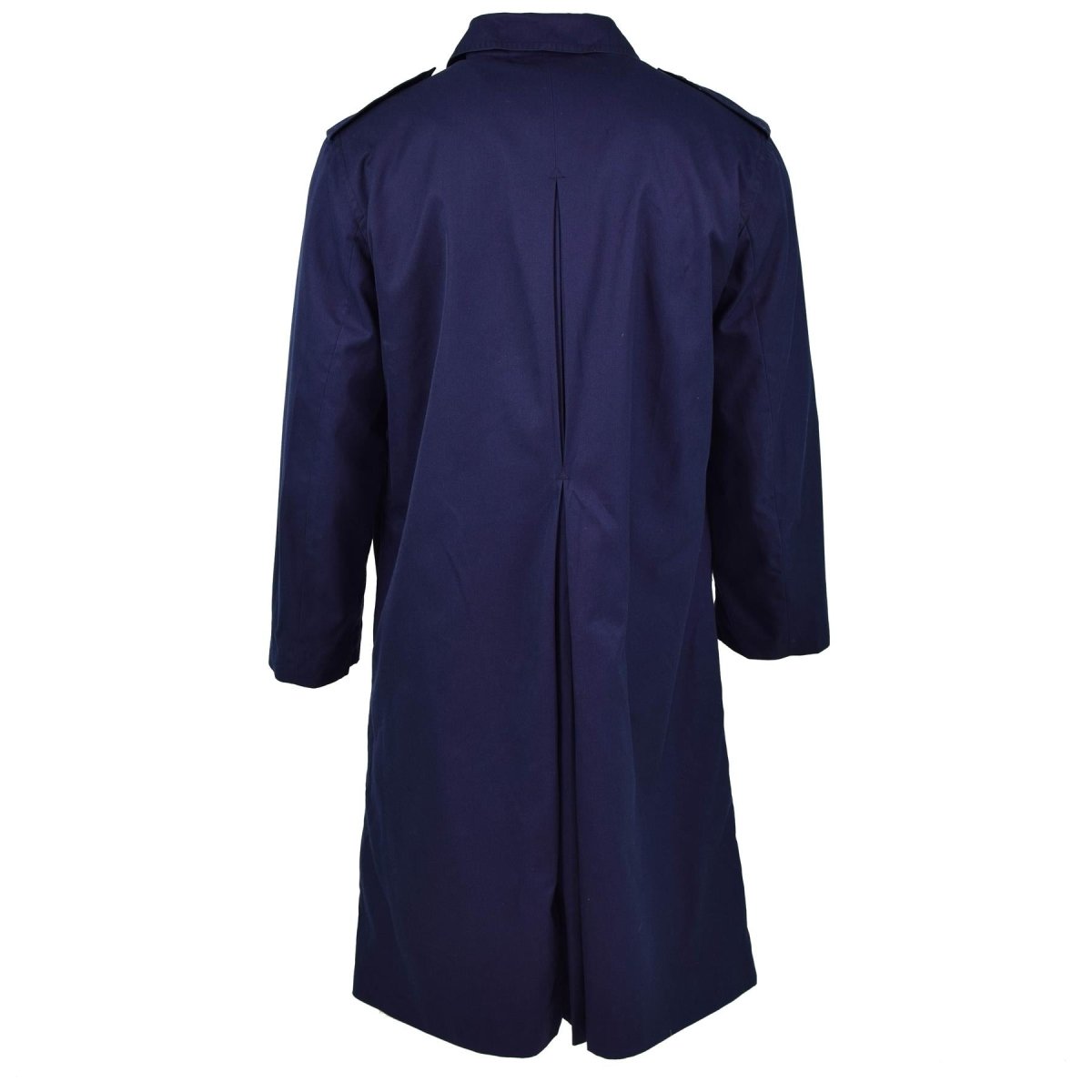 Genuine French Military Rain Coat Army Air Force Trench coat Blue Waterproof