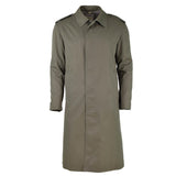 Genuine French Military Rain Coat Army Trench coat Olive Waterproof Full Length