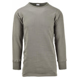 Genuine French Military Thermal Plush Undershirt Olive Army Winter Surplus NEW