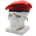 Genuine German army coral red beret Military hat command cap wool quality