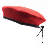 Genuine German army coral red beret Military hat command cap wool quality New
