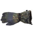 Genuine German army flecktarn camo winter warm combat gloves lined military