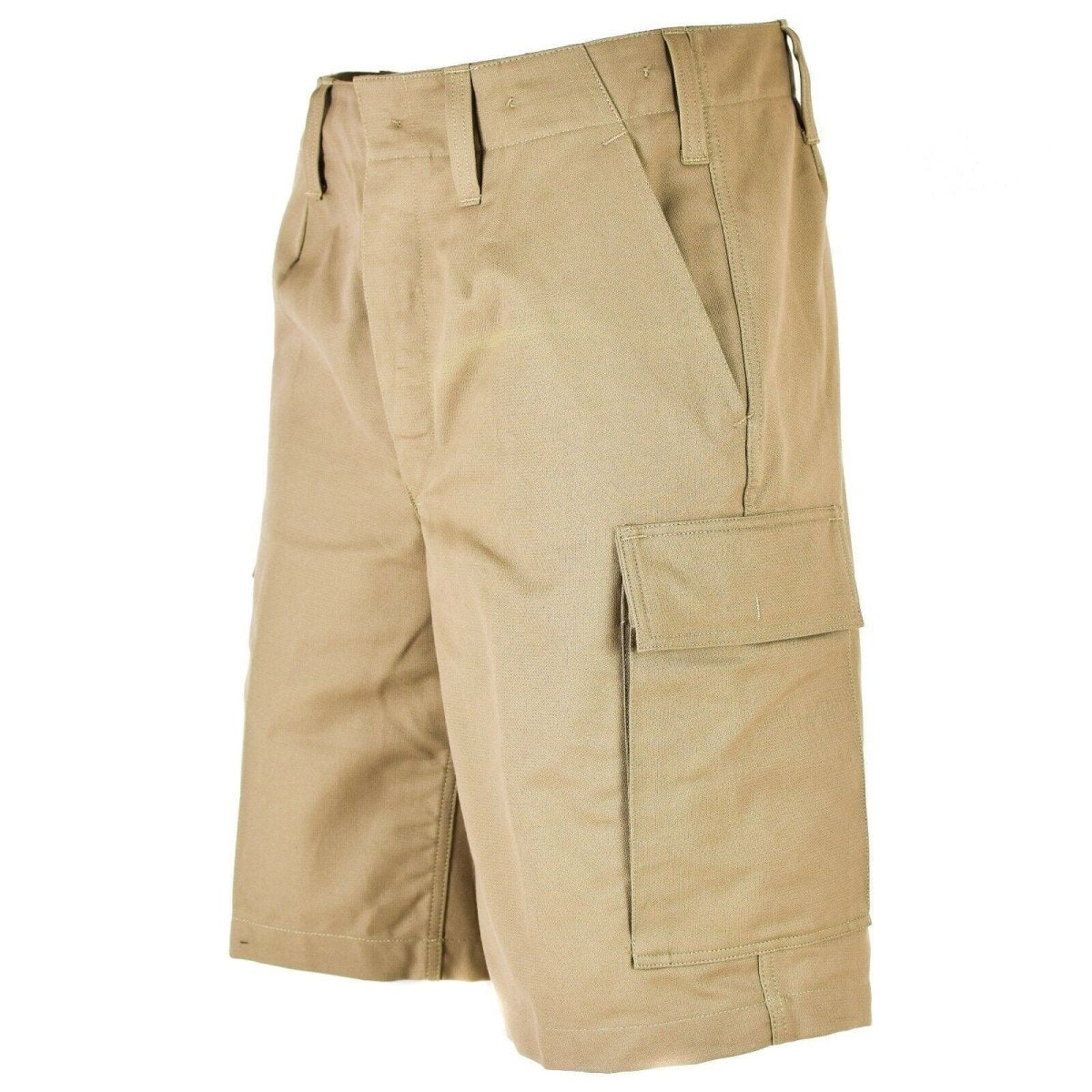 Genuine German army issue MOLESKIN SHORTS Durable cargo summer Khaki Beige NEW