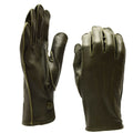 Genuine German Police issue real leather OD gloves patrol Olive O.D NEW Genuine