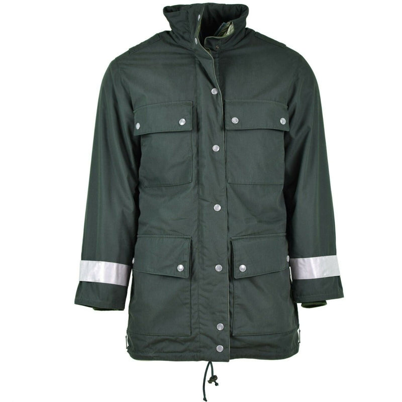 Genuine German police jacket GoreTex green waterproof BGS parka Border Guard