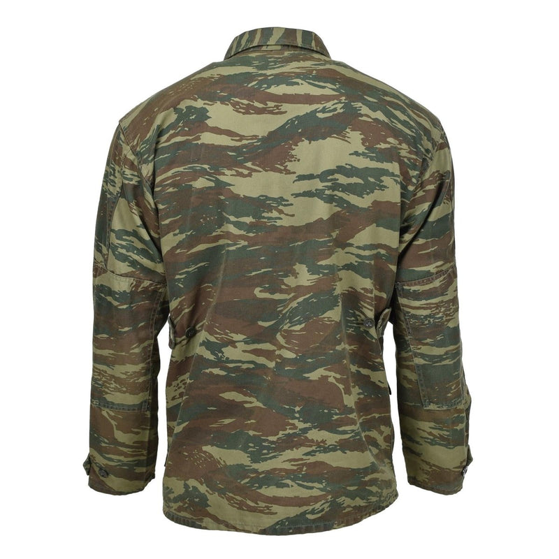 Genuine Greek military jacket durable field tactical combat dark lizard camo