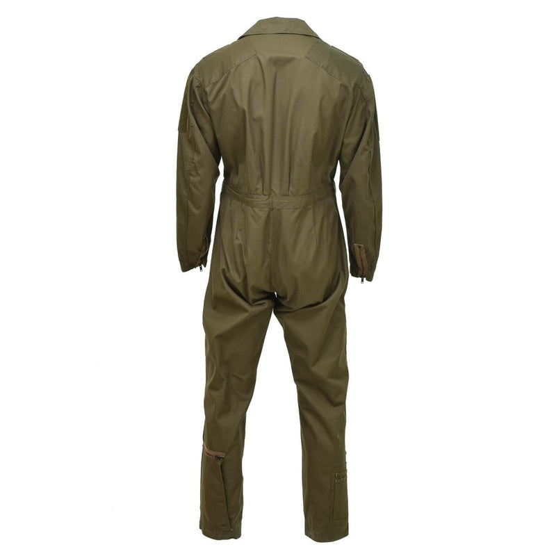 Genuine Italian aircrew flight coverall military suit mechanic olive jumpsuit - GoMilitar