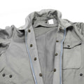 Genuine Italian army coverall suit military grey overall jumpsuit zip-front NEW