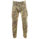 Genuine Italian Army ripstop cargo pants in Vegetato desert camo with reinforced knees and multiple pockets for durability.
