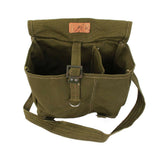 Genuine Romanian army bread bag military surplus Olive canvas haversack surplus