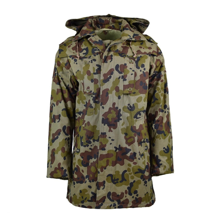 Genuine Romanian army Parka M93 combat camo leaf BDU jacket military NEW - GoMilitar