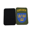 Genuine Sweden Army Patch Clothing Loop and Hood Sweden Military Three Crowns