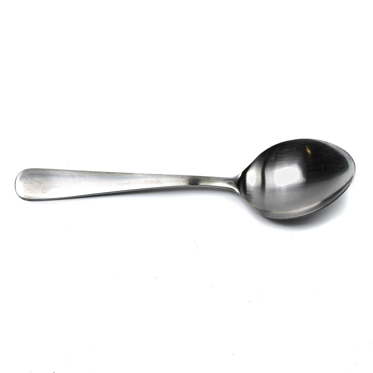 Genuine Swedish army stainless steel soup spoon 1 piece military surplus NEW
