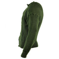 Genuine Swedish Military sweater Jumper green wool sweater full zip cardigan NEW