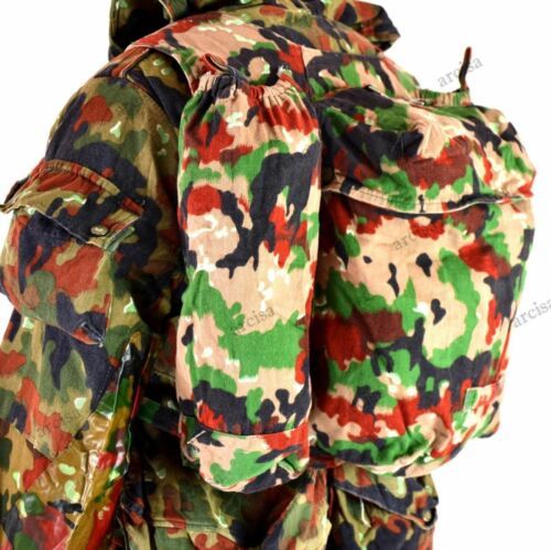 Genuine Swiss army backpack. Switzerland Alpenflage Camo sniper rucksack vintage