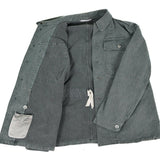 Genuine Swiss army work jacket denim military jacket grey vintage surplus