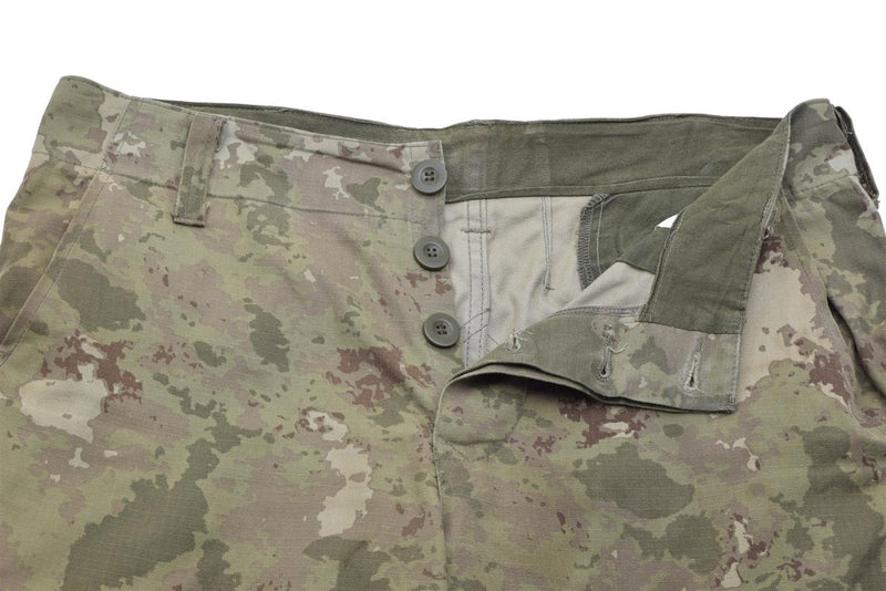 Genuine Turkish Military AG18 Field Pants RipStop Elasticated Ankles M2021 Camo