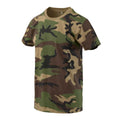 Helikon-Tex Classic T-Shirt Short Sleeve Relaxed Fit Cotton Woodland Camo