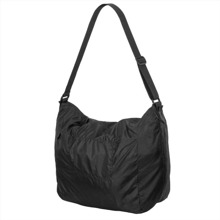 Helikon Tex Shoulder Bag Carryall Backup Polyester Foldable 29L Travel, Black Solid Color, Shoulder Bags - GoMilitar