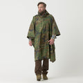 Helikon-Tex U.S. Army Model Poncho Waterproof Tactical Rain Gear Woodland Camo