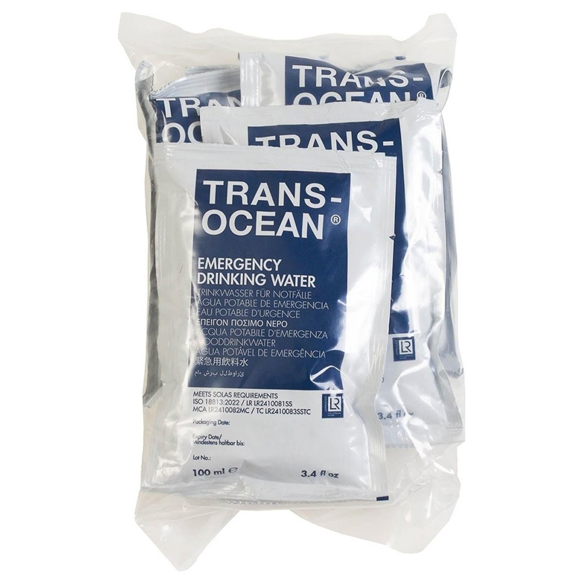 Emergency drinking water pouches - GoMilitar