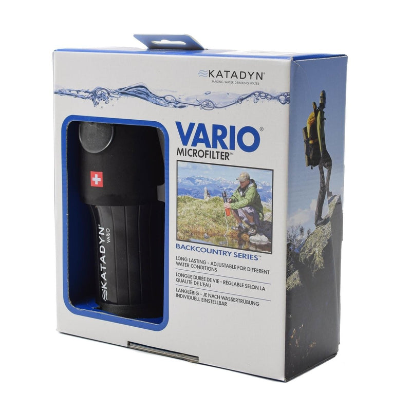 Katadyn Vario Water Filter Long Lasting Camping Emergency Purification Premium