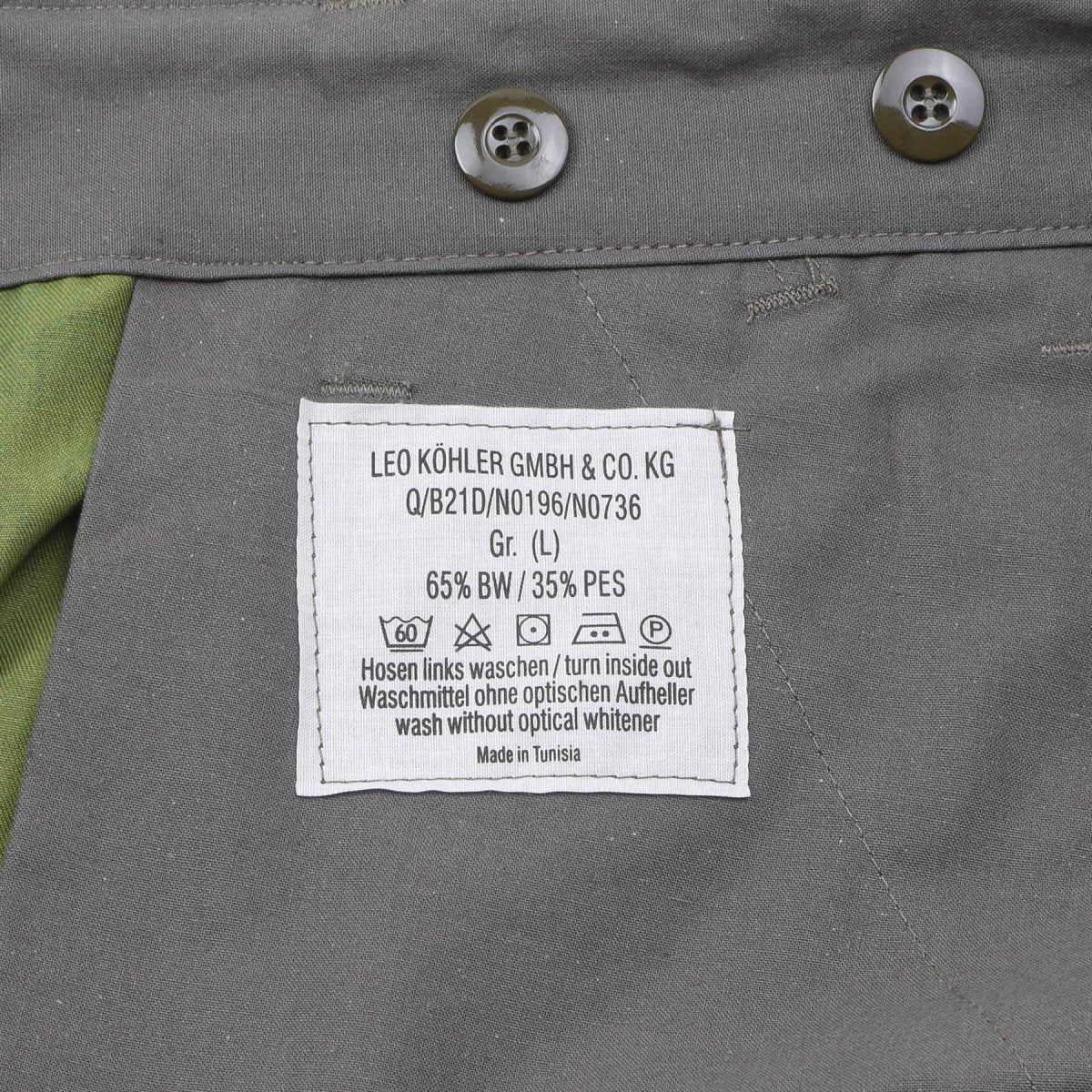 Leo Kohler knee-length shorts military personnel bermuda flecktarn camouflage