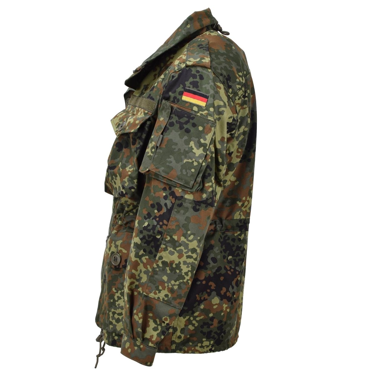 Leo Kohler military combat tactical jacket lightweight field flecktarn camo
