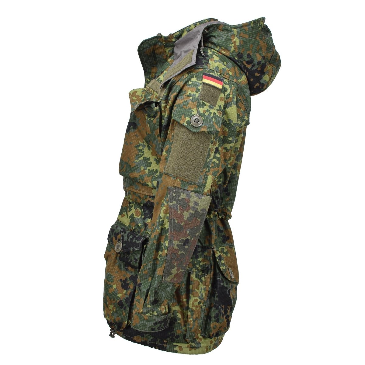 Leo Kohler tactical smock jacket ripstop fabric hooded cordura reinforced elbows