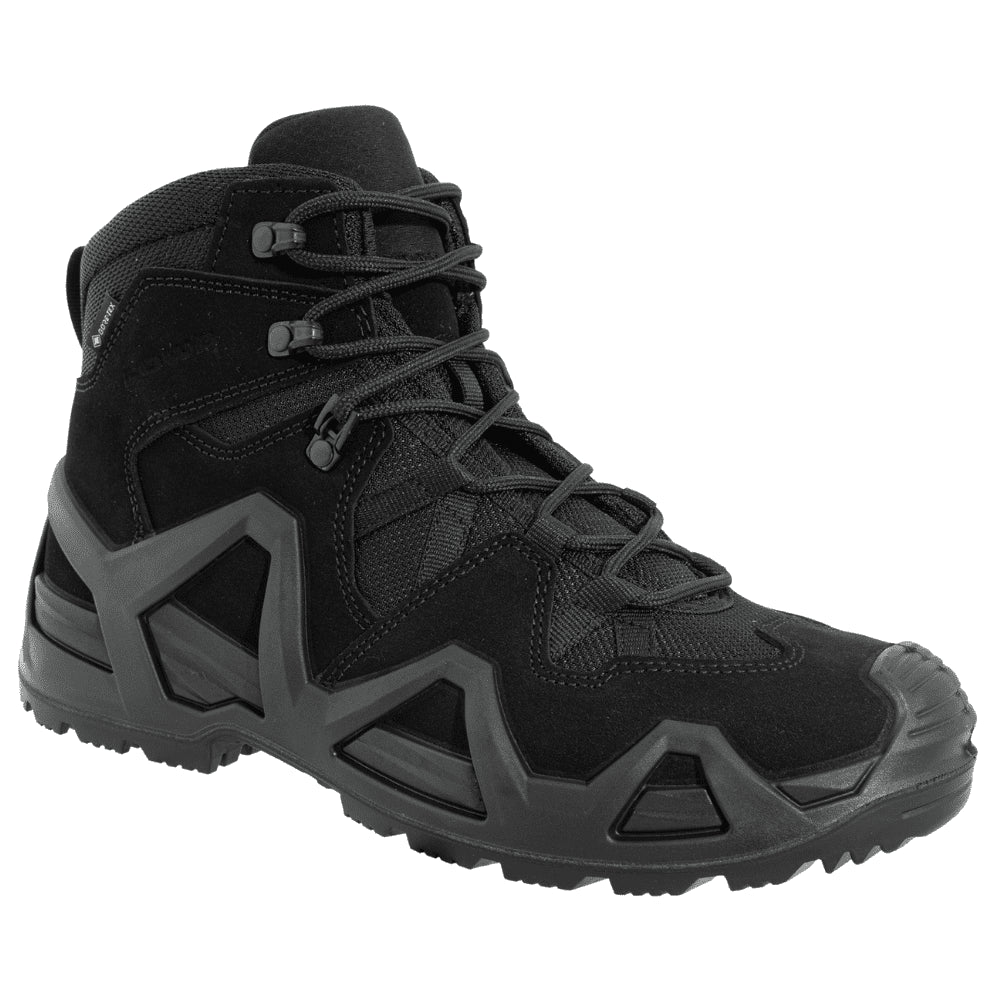 LOWA Zephyr MK2 GTX Mid Combat Boots GORE TEX Waterproof Abrasion Resist Black