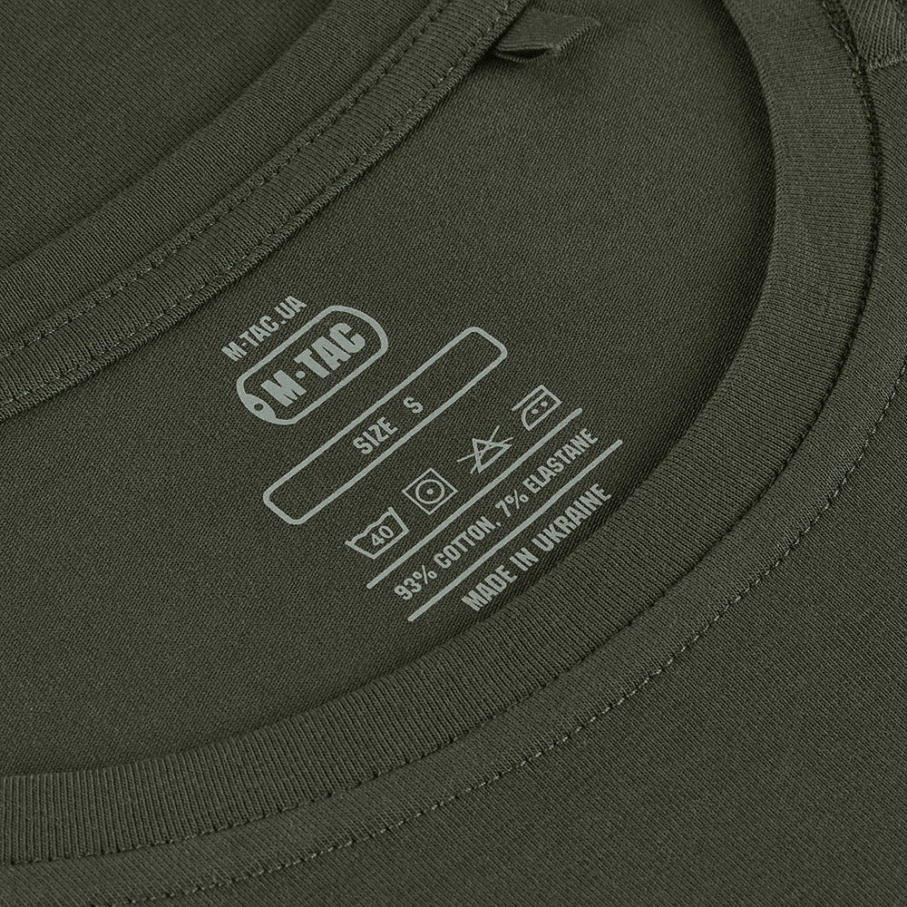 M-Tac 93/7 Summer Comfort Fit T-Shirt Lightweight Stretch Cotton Army Olive