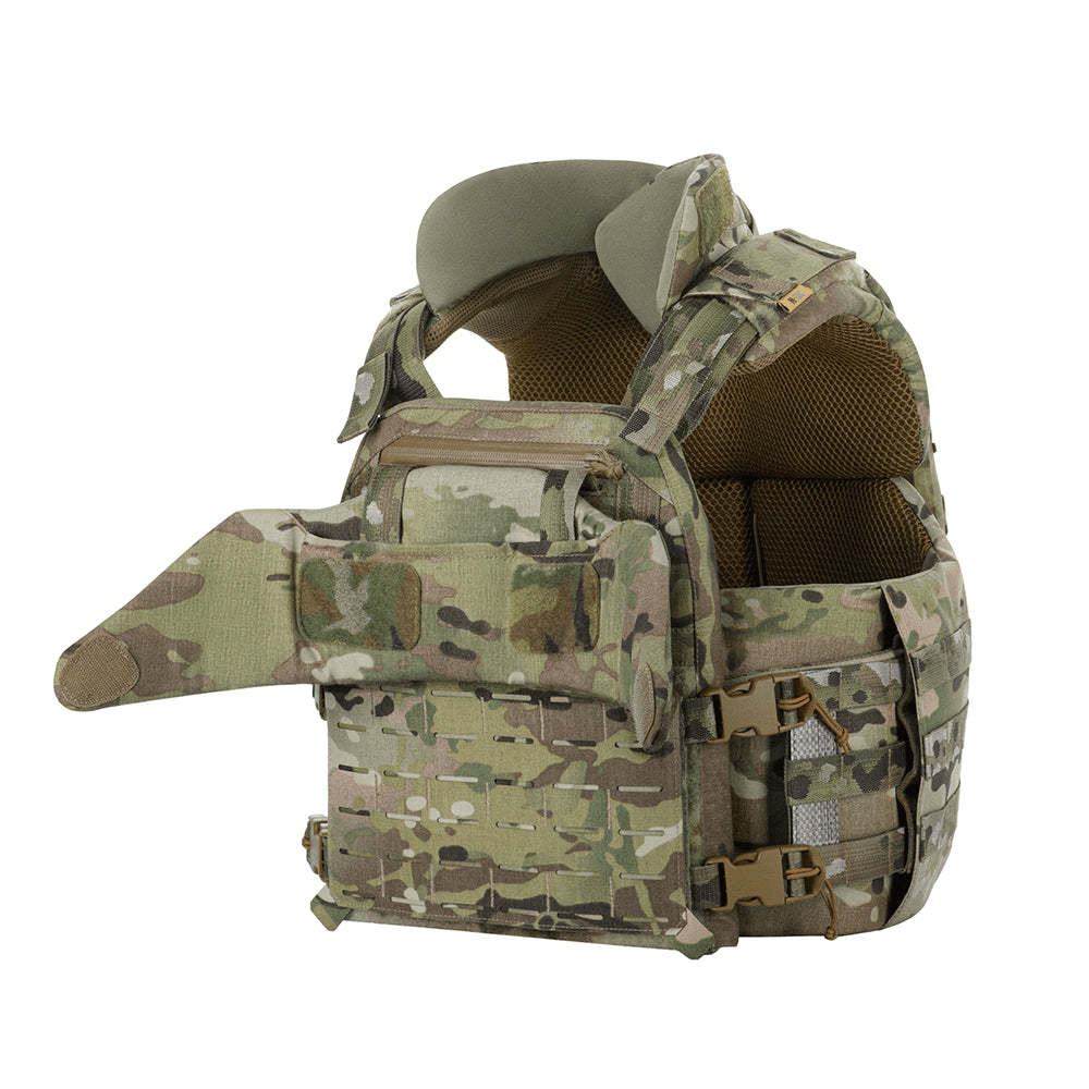 M-TAC Corset Elite Tactical Plate Carrier MOLLE Quick Release MTP Camo