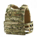 M - TAC Military Plate Carrier Vest tactical quick - release mag pouches Multicamo - GoMilitar