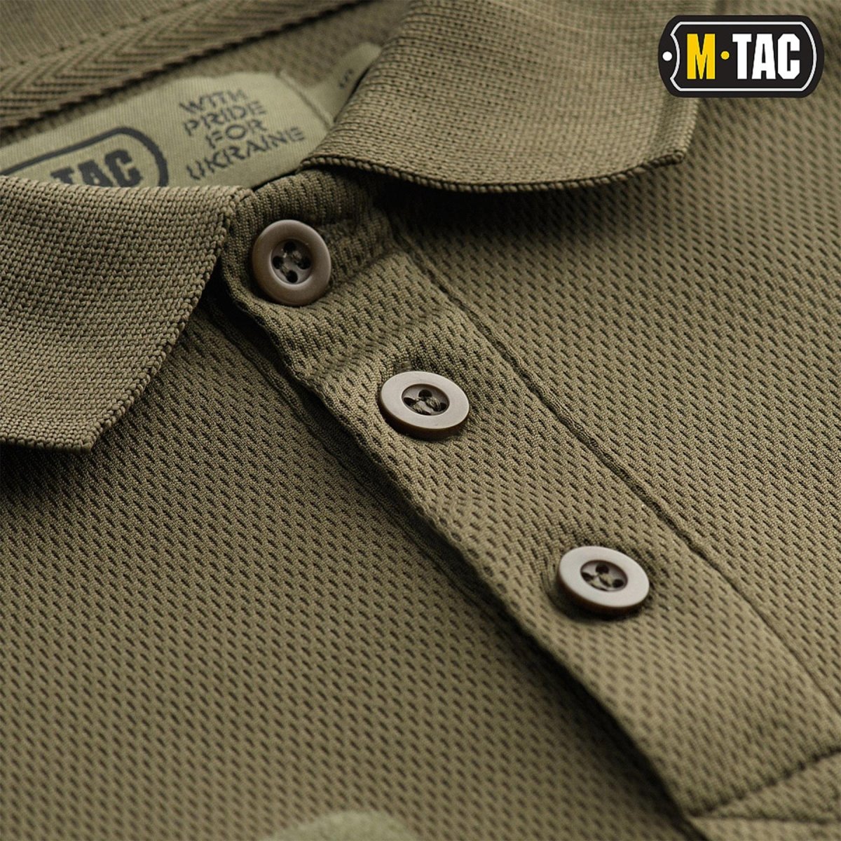 M-TAC Military style polo shirt breathable lightweight tactical underwear Olive