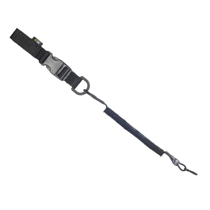 M - TAC Tactical Safety Cord Lite Carbine Lanyard Retention D - Ring Fastex Black - GoMilitar